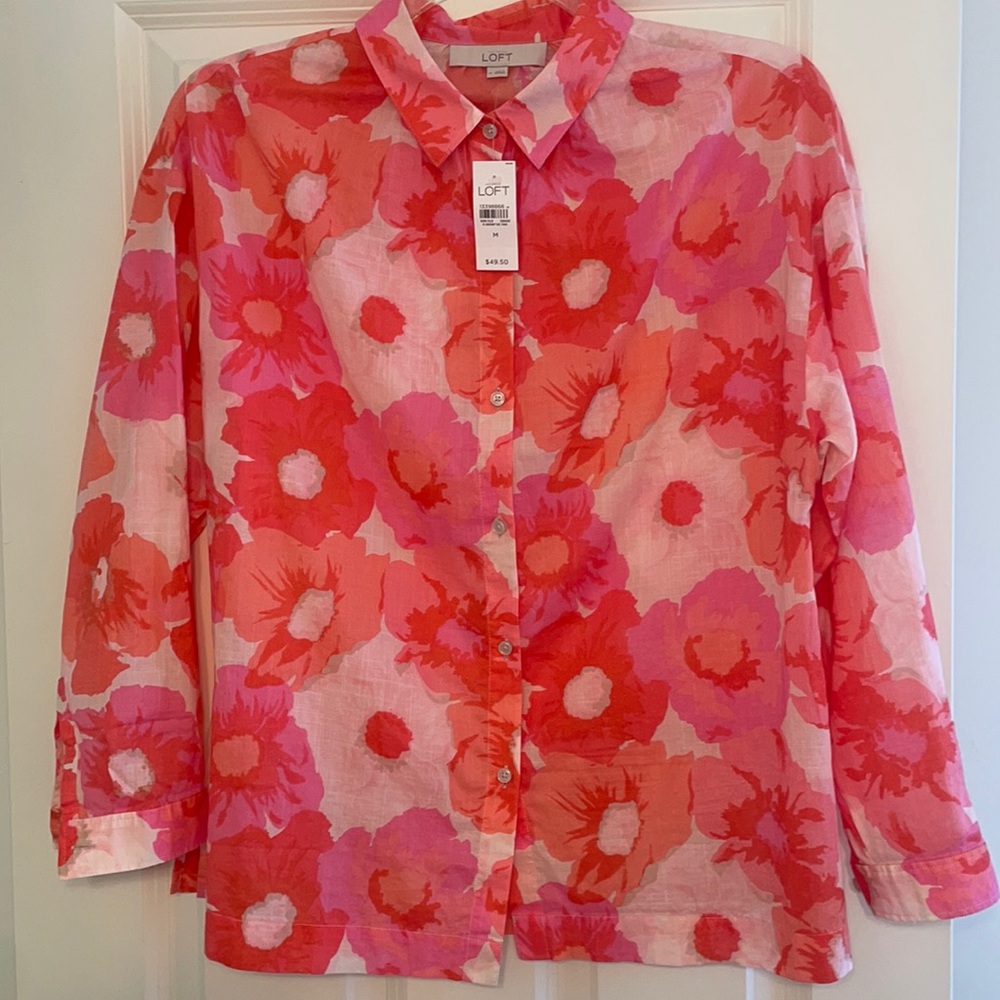 Loft summer shirt New with tags